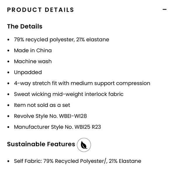 FlowWell Saylor Sports Bra in Bone White
WellBeing + BeingWell size XS - Picture 6 of 9